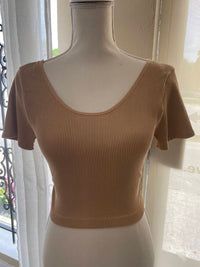 Active Basic - Short sleeve Crop Top