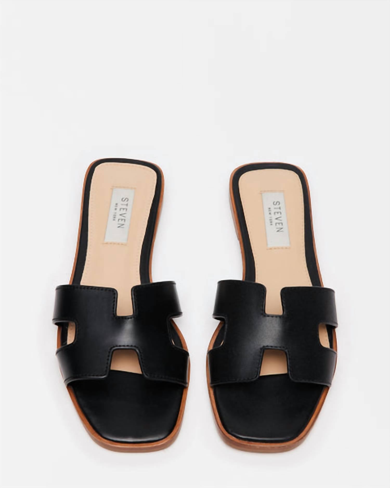 Steve Madden - Women's Haydn H Strap Leather Sandal