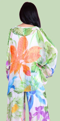 Gigi Moda - Angelo Tropical Silk Blouse