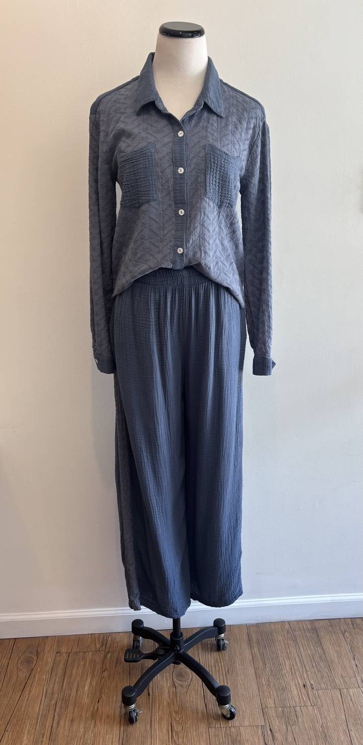 Red Haute - Eyelet Lounge Pants
