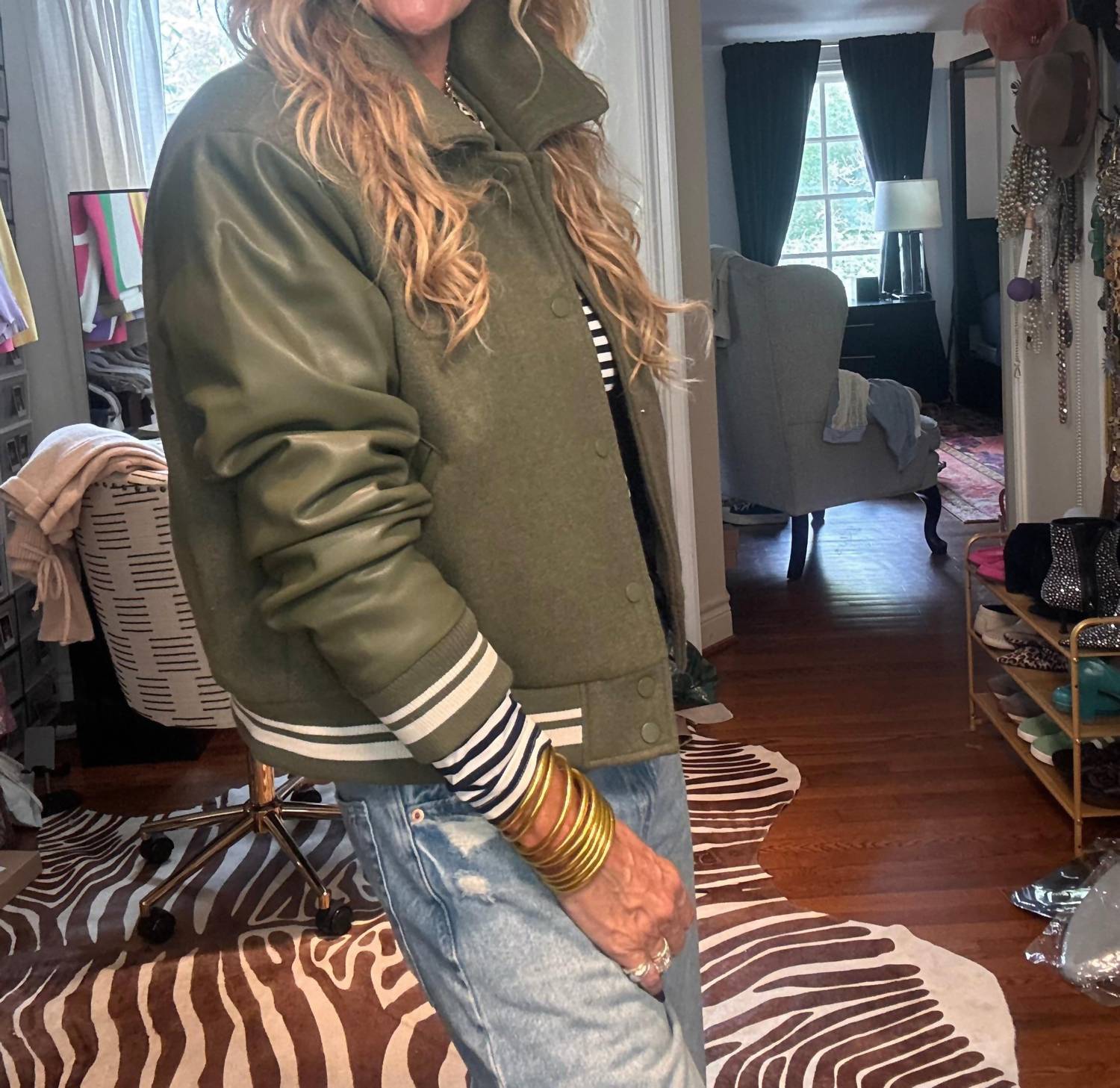 Mono B - Wake Up And Slay Varsity Jacket