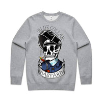 Troll Co. - Men's Blue Collar Bastard Crewneck Top