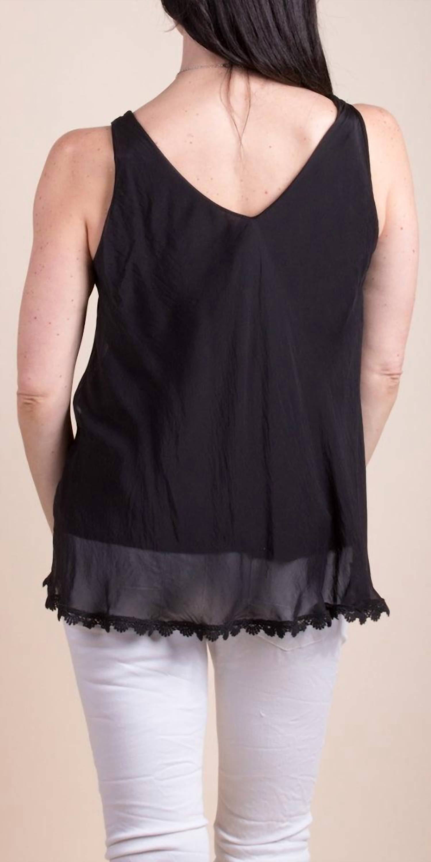 Gigi Moda - Carino Silk Sleeveless Top
