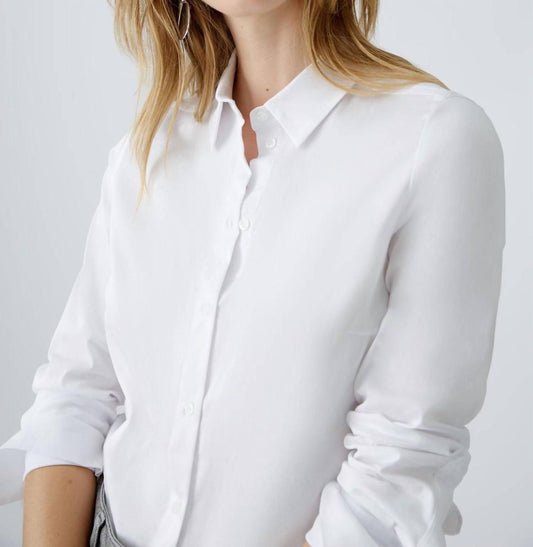 Oui - Elasticated Cotton Blouse