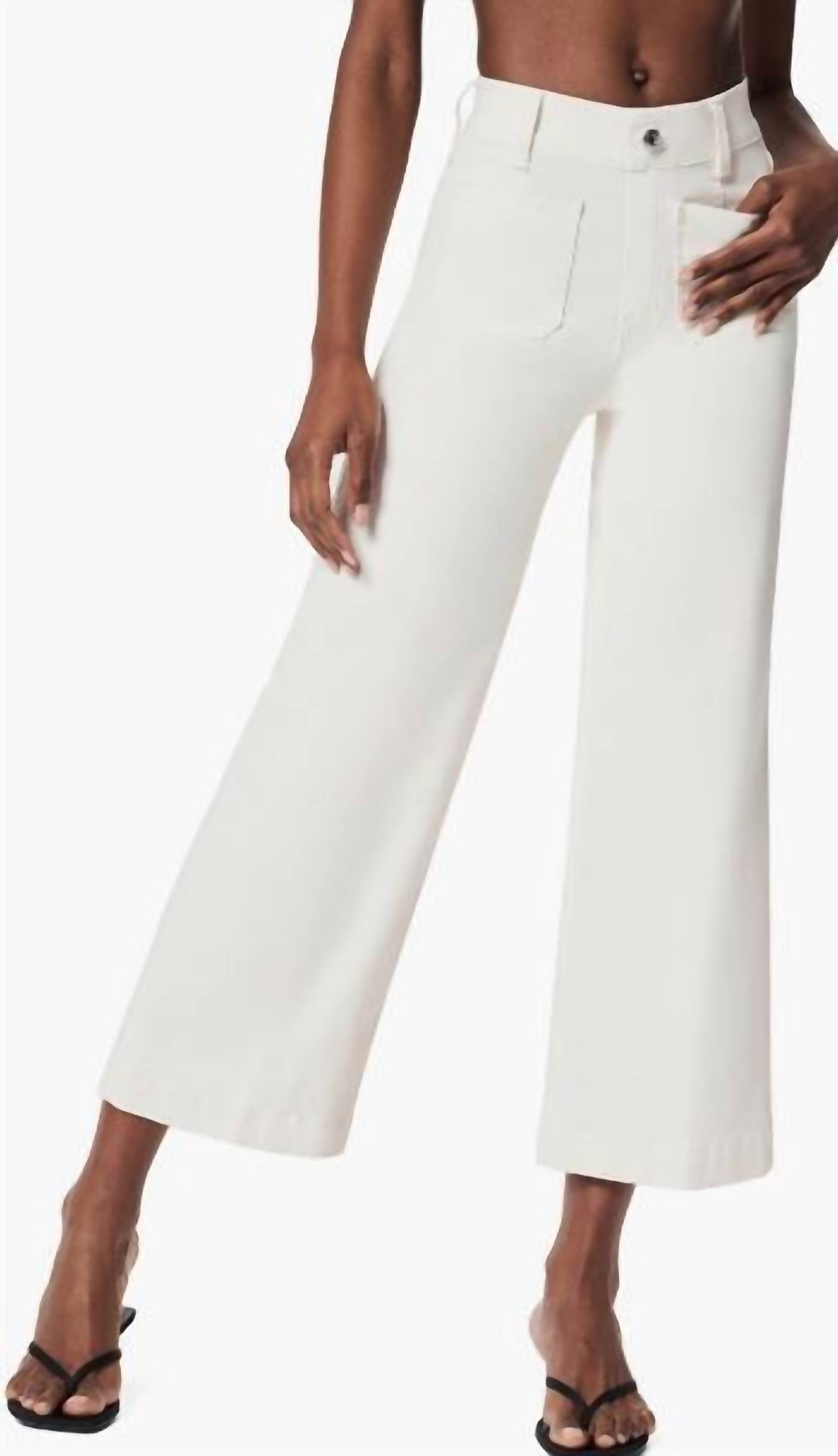 Spanx - Cropped Wide Leg Jeans