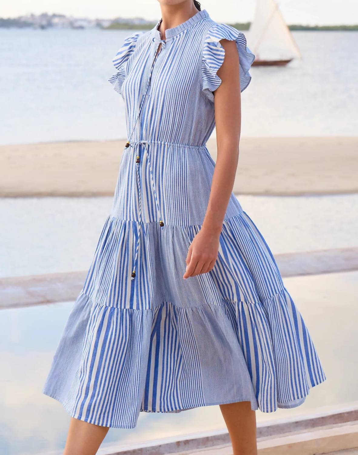Oliphant - Cinched Flirty Midi Dress