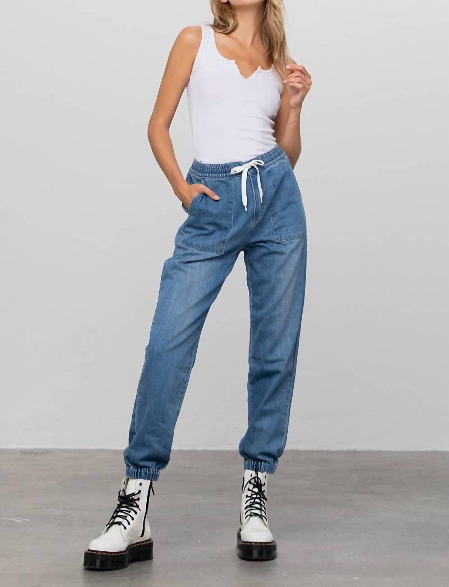 Insane Gene - Britt High Rise Drawstring Joggers