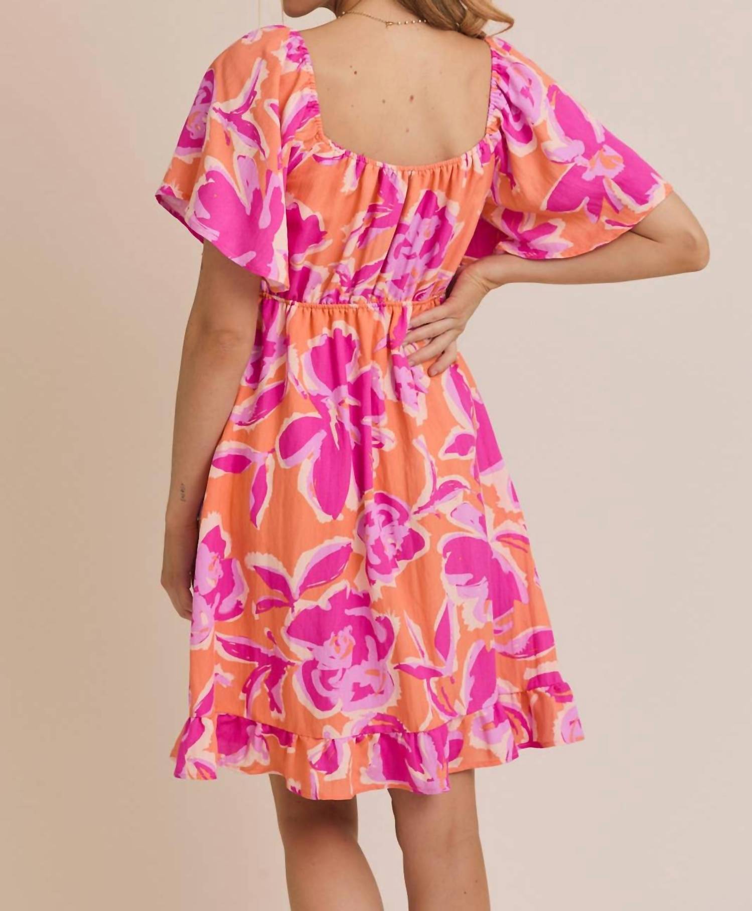 Gilli - Summer Fling Floral Babydoll Dress