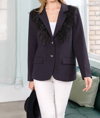 Joh - Jane Jacket with Feathers