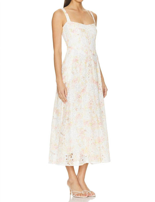 Bardot - Lilah Midi Eyelet Dress
