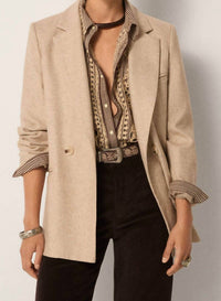 Maison Hotel Anna Blazer in beige - women's jacket - view 4