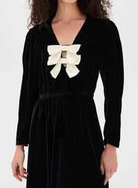 Sea - Seraphine Long Sleeve Midi Dress