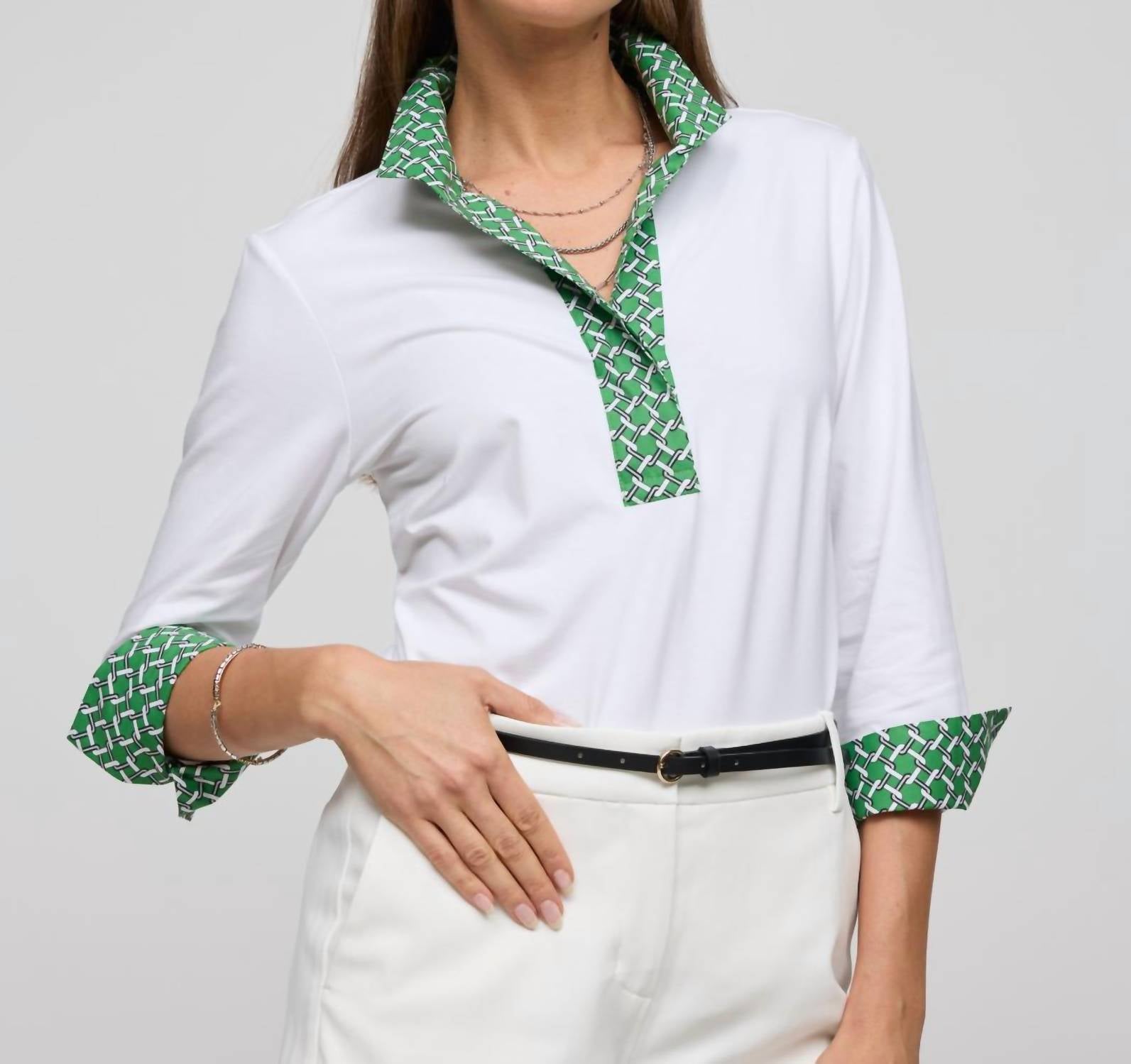 Hinson Wu - 3/4 Sleeve Ainsley Shirt