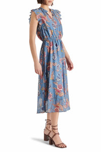 Steve Madden - Allegra Ruffle Chiffon Midi Dress