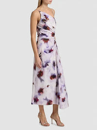 A.L.C. - Juno Floral Ruched Cotton Midi Dress