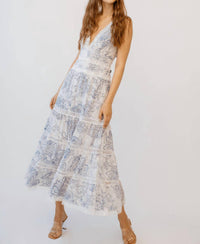 Guadalupe Design - Naina V-neck Long Dress