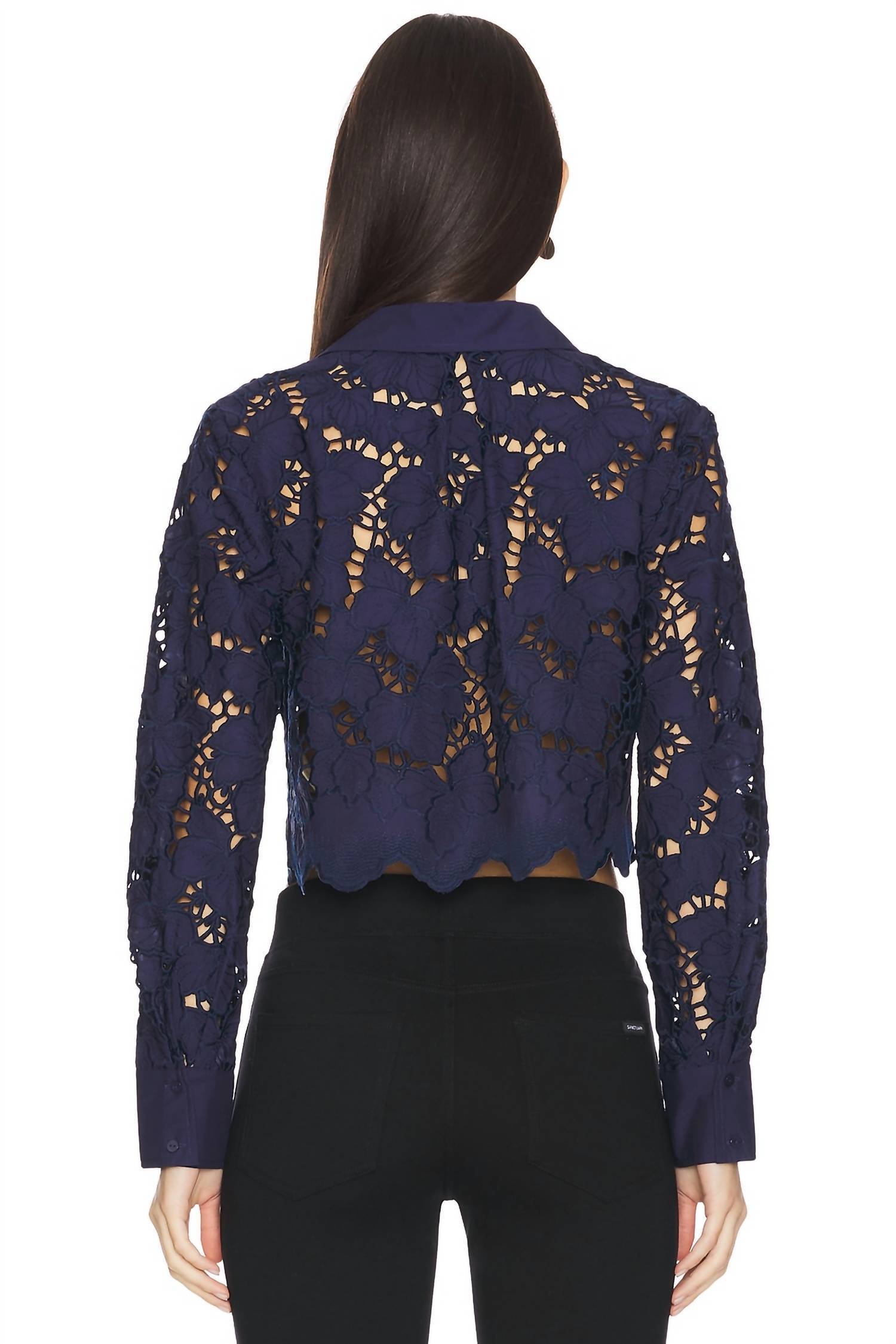 L'Agence - Seychelle Cropped Button Down Shirt