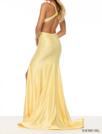 Sherri Hill - Criss Cross Back Hot Fix Dress