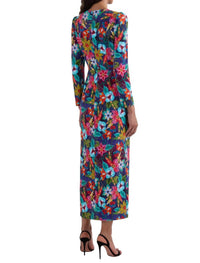 Saloni - Feminine Front Slit Jinx Dress