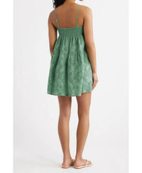 DELUC amore dress in green - women's dress - detail view