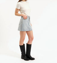 DAZE Stash Mini Skirt in let s dance 1 - women's skirt - alternate view