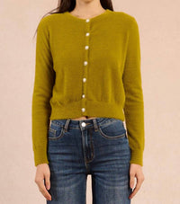 Molly Bracken - Pearl Button Knitted Cardigan