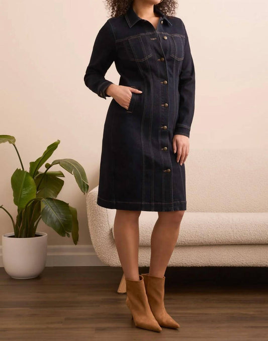 Tribal - Super Stretch Denim Hourglass Dress