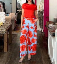 B-Yu - Rose Wide Leg Pant