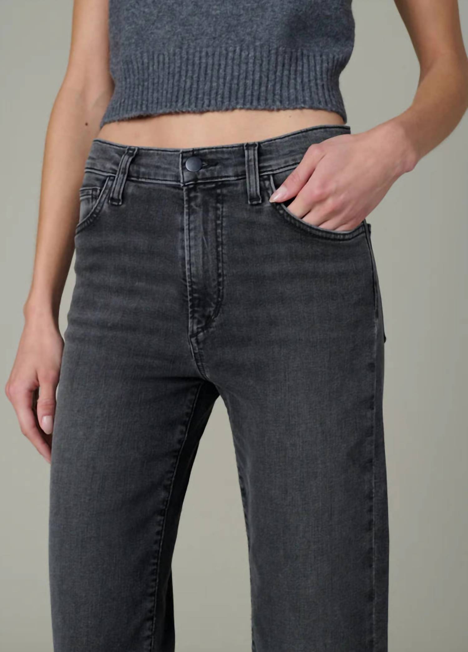 Joe'S Jeans - Blake Cropped Wide Leg Jeans