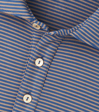 Peter Millar - Lyons Stripe Performance Jersey Long-sleeve Polo