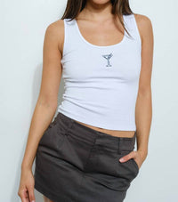 Le Lis - Martini Embroidered Tank Top