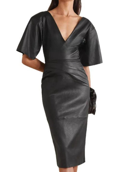 Iris Setlakwe - Lamb Leather Power Dress