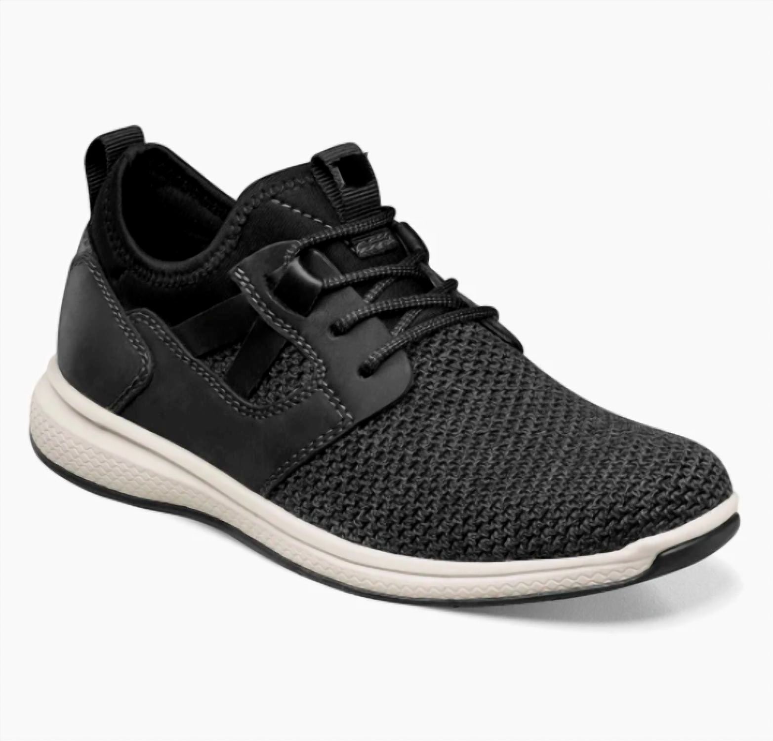 Florsheim - Boy's Great Lakes Jr. Knit Plain Toe Sneaker