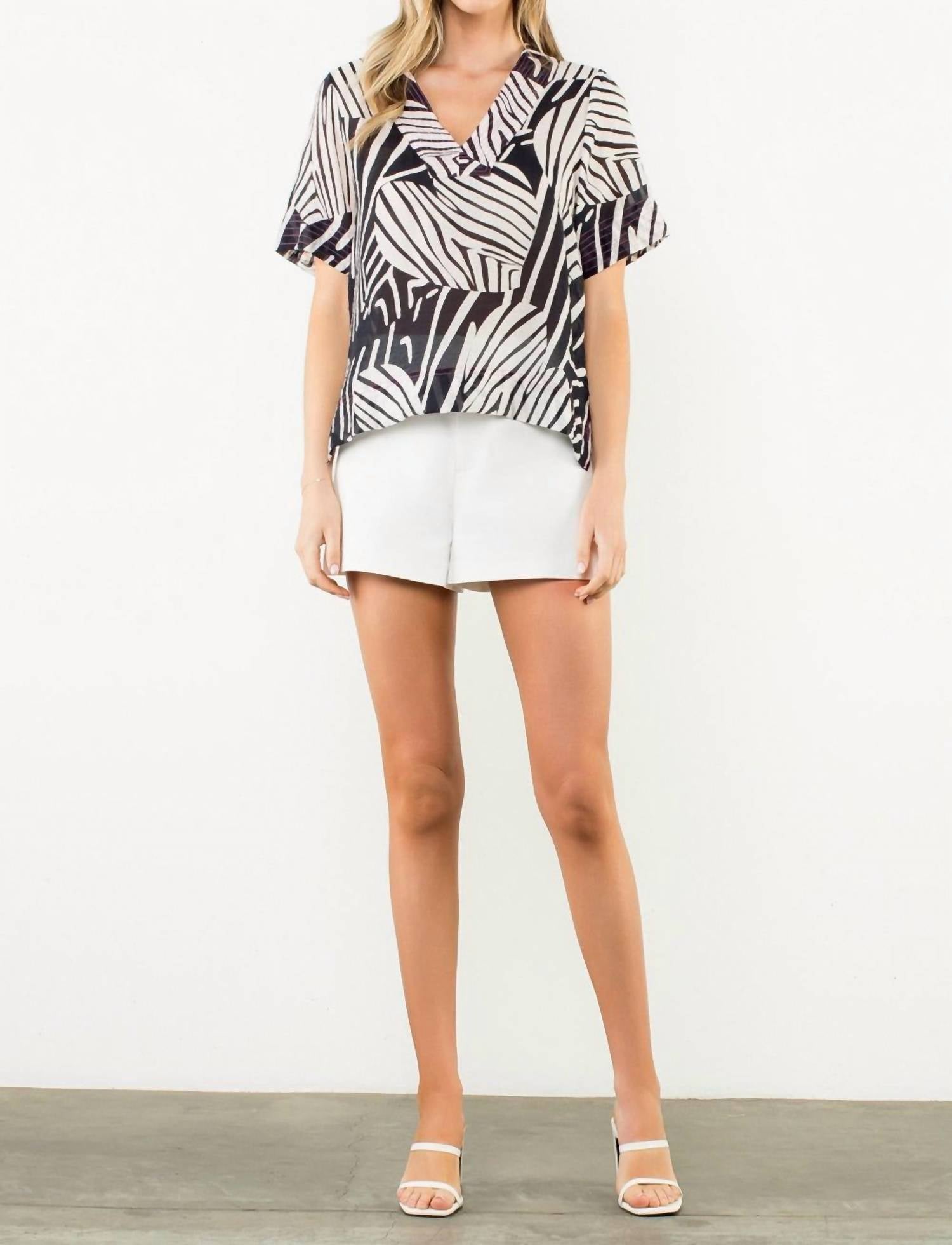 Thml - Zebra Stripe Top