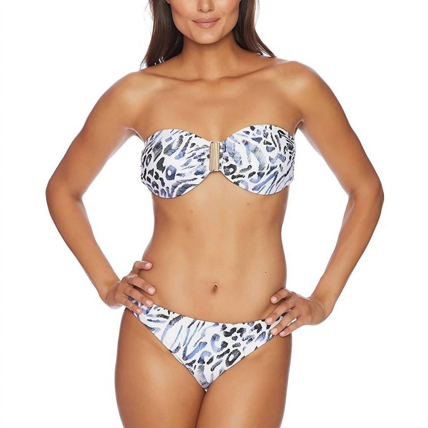 Luxe By Lisa Vogel - Prowl Molded Bandeau Bikini Top