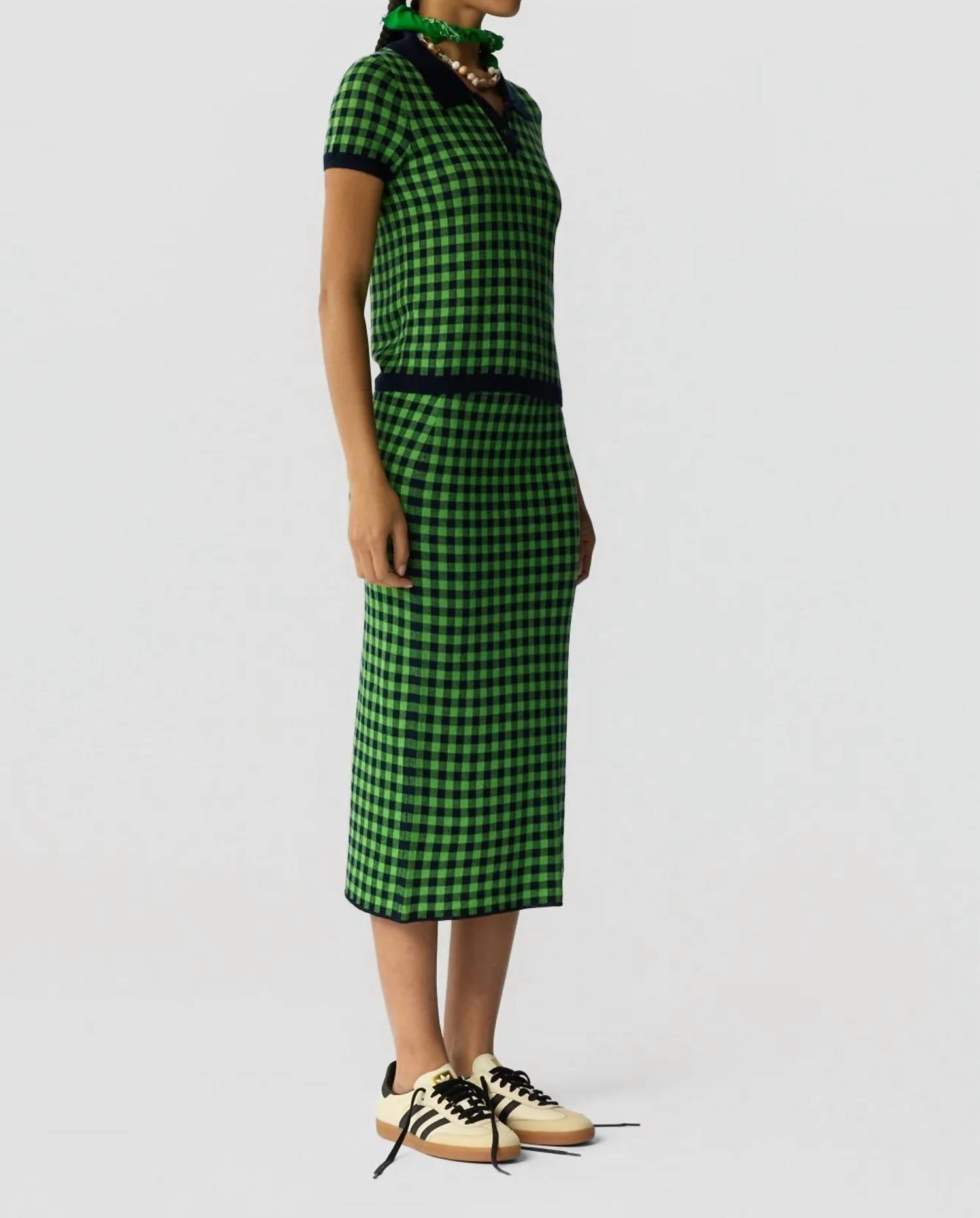 Guest In Residence - Gingham Long Skirt