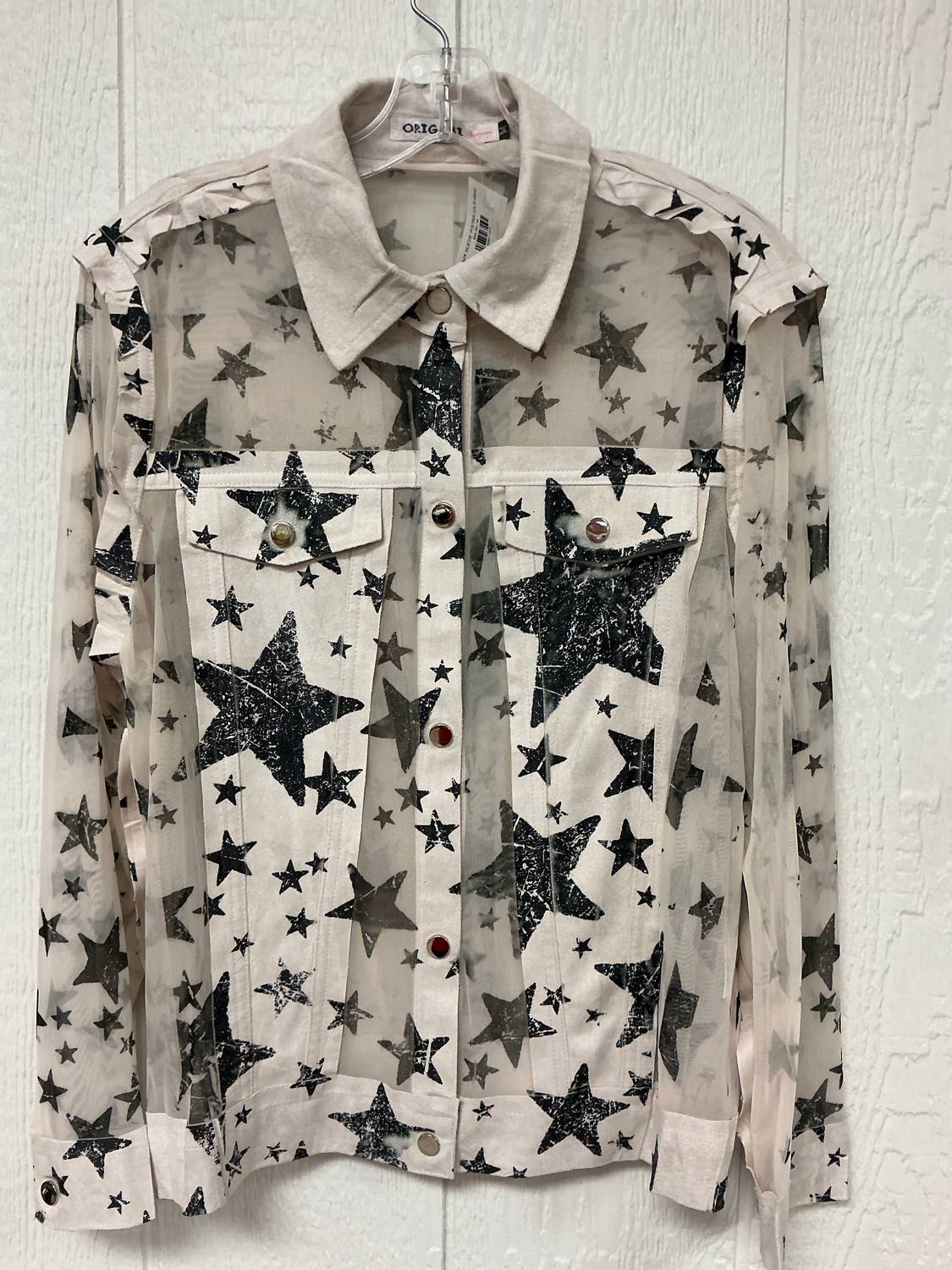 Origami - Star Print Button Up Shirt