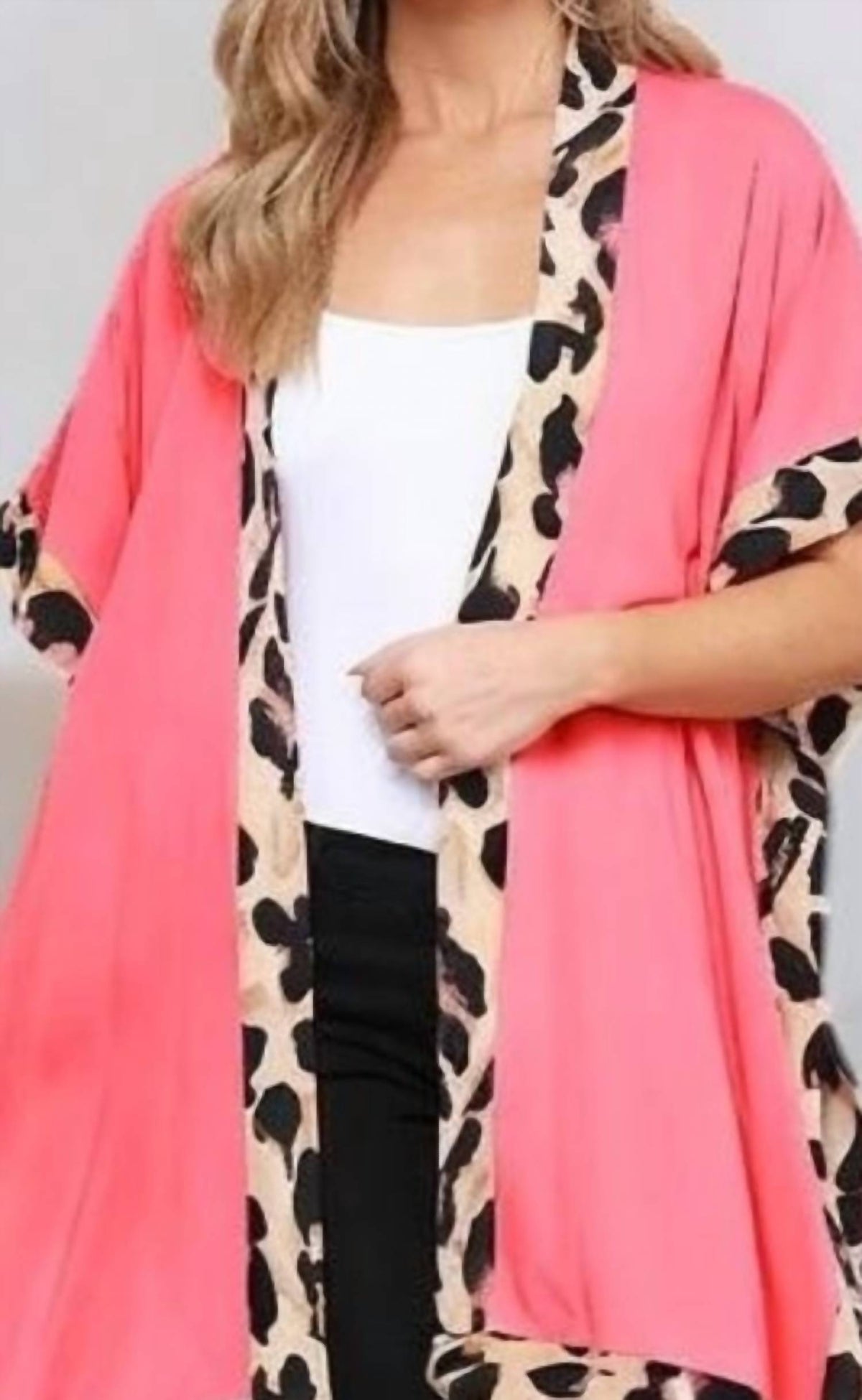 Justin & Taylor - Casual Short Sleeve Kimono