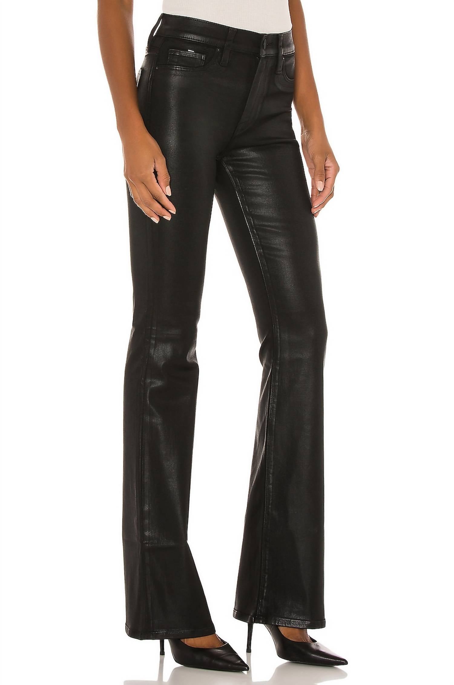 Hudson - Barbara high waist coated bootcut jean