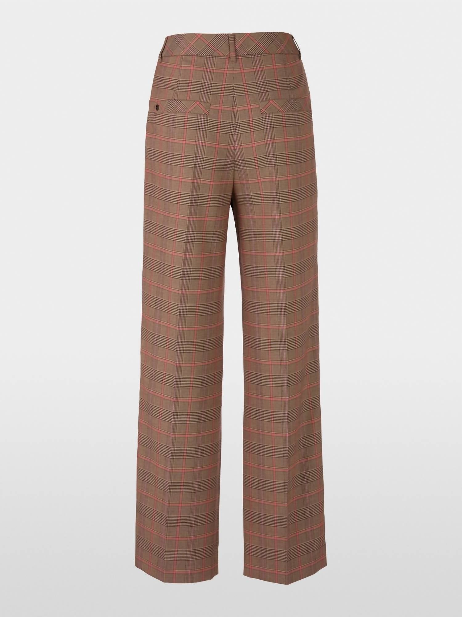 Marc Cain - WASCO Wide Plaid Trouser