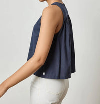 Lilla P - Mixed Media Tank Top