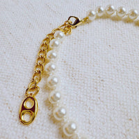 Ellison+Young Women's Horse Bit Pearl Necklace in white - women's jewelry - view 5