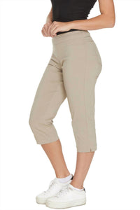 Slimsation By Multiples - Wrinkle-resistant Incoming Capri