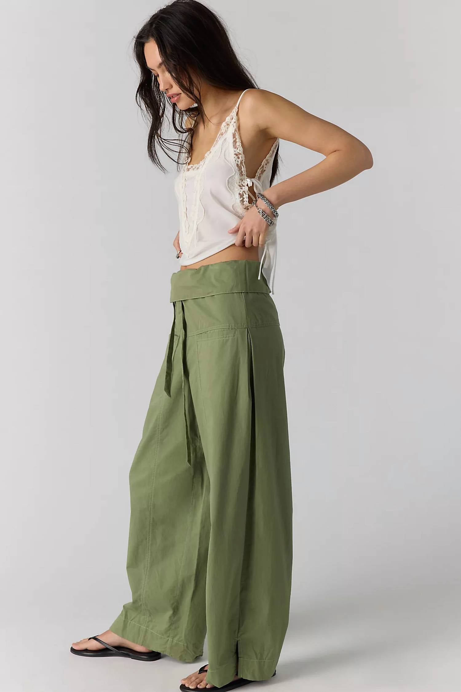 Free People - Fisherman Drawcord Pull-On Pants