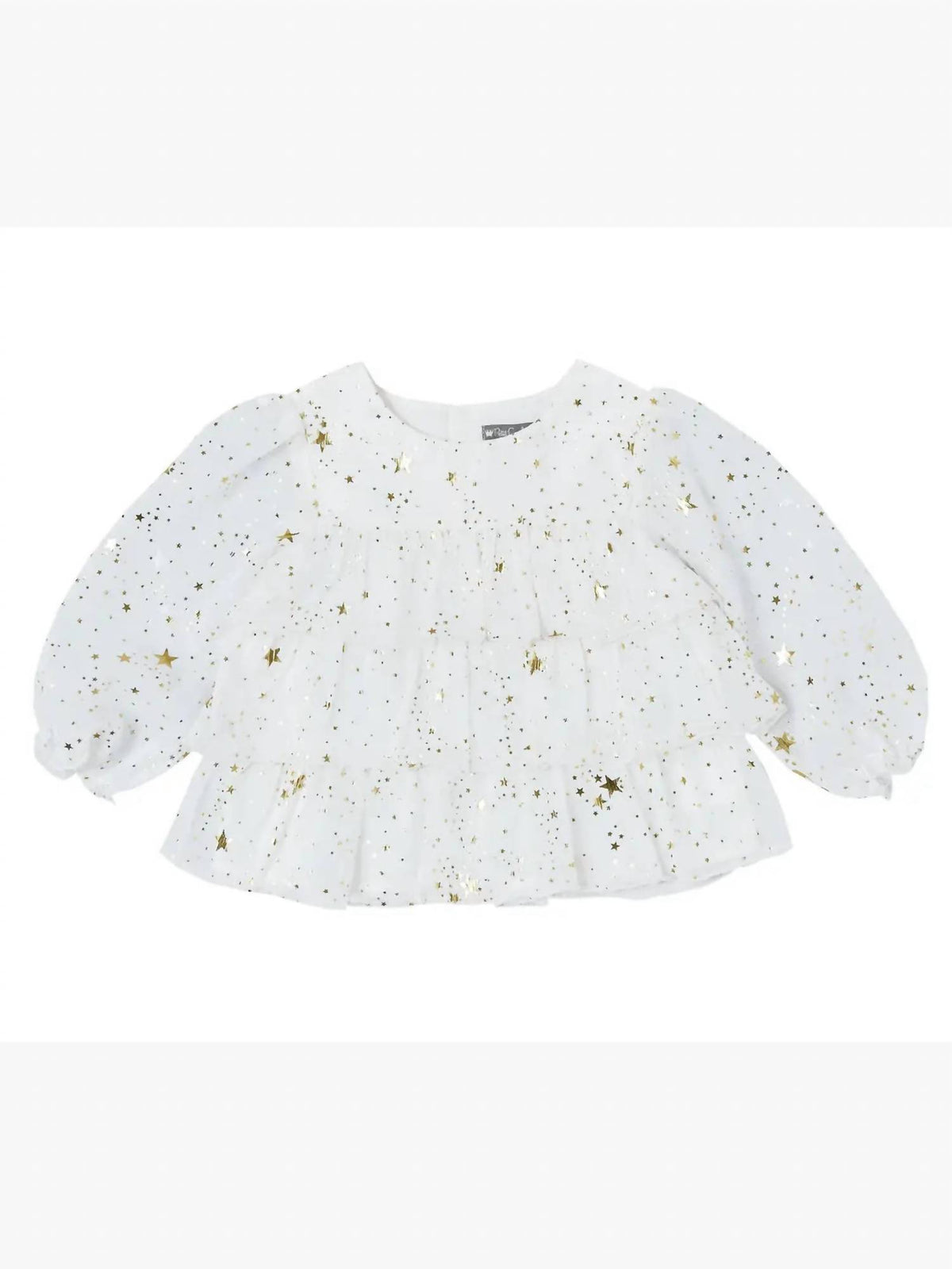 Petit Confection - Toddler's Star Printed Chiffon Blouse