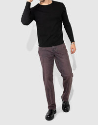 Monfrere Caine Straight Leg Jeans in vintage plum - men's jeans