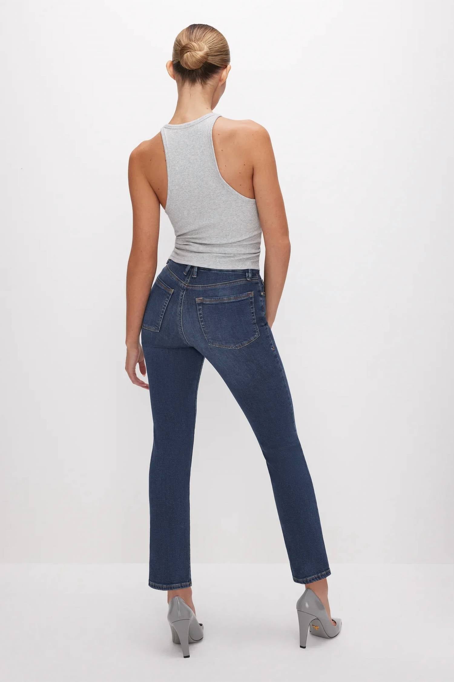 Good American - Good Legs Straight Jeans