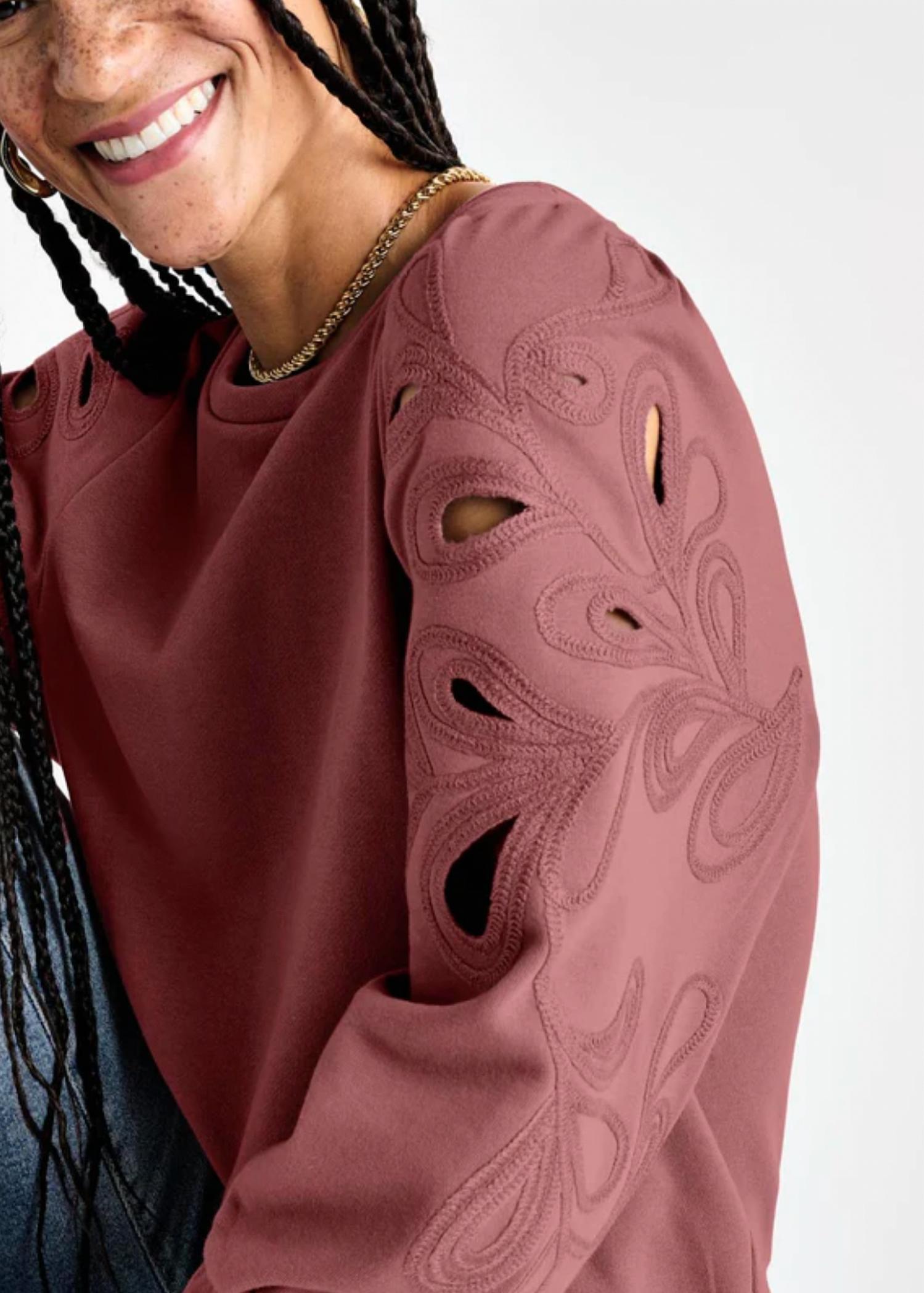 Splendid - Serena Embroidered Sweatshirt