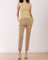 Avenue Montaigne - Women's Lulu Crop Slim Pants