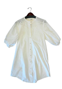 Ottod'Ame - Women's Woven Eyelet Dress